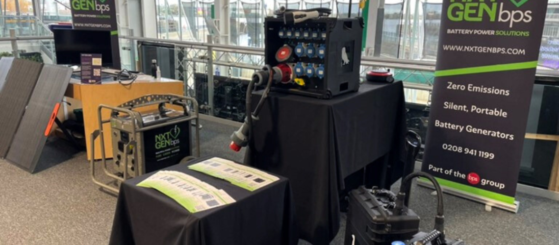 NXTGENbps stand at the albert Production Summit 2023